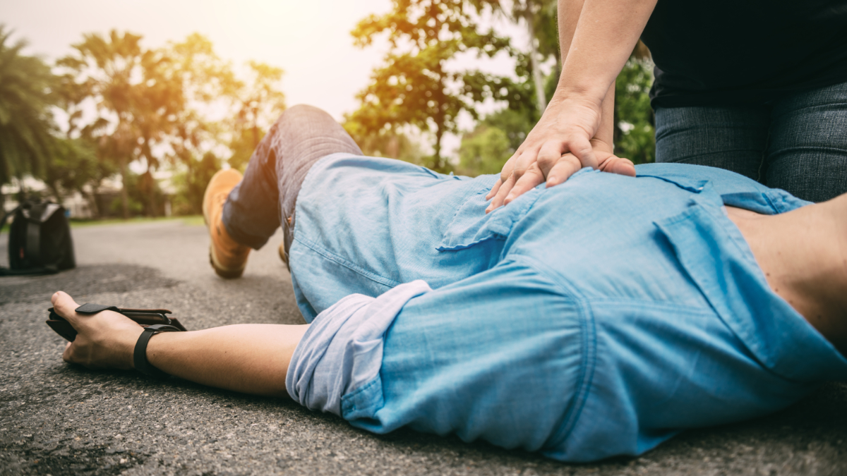 Lifesaving Action Image